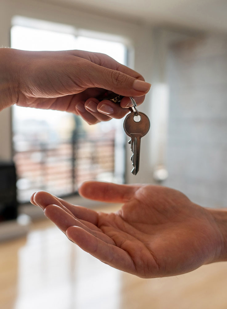 kleines Haus in Haenden